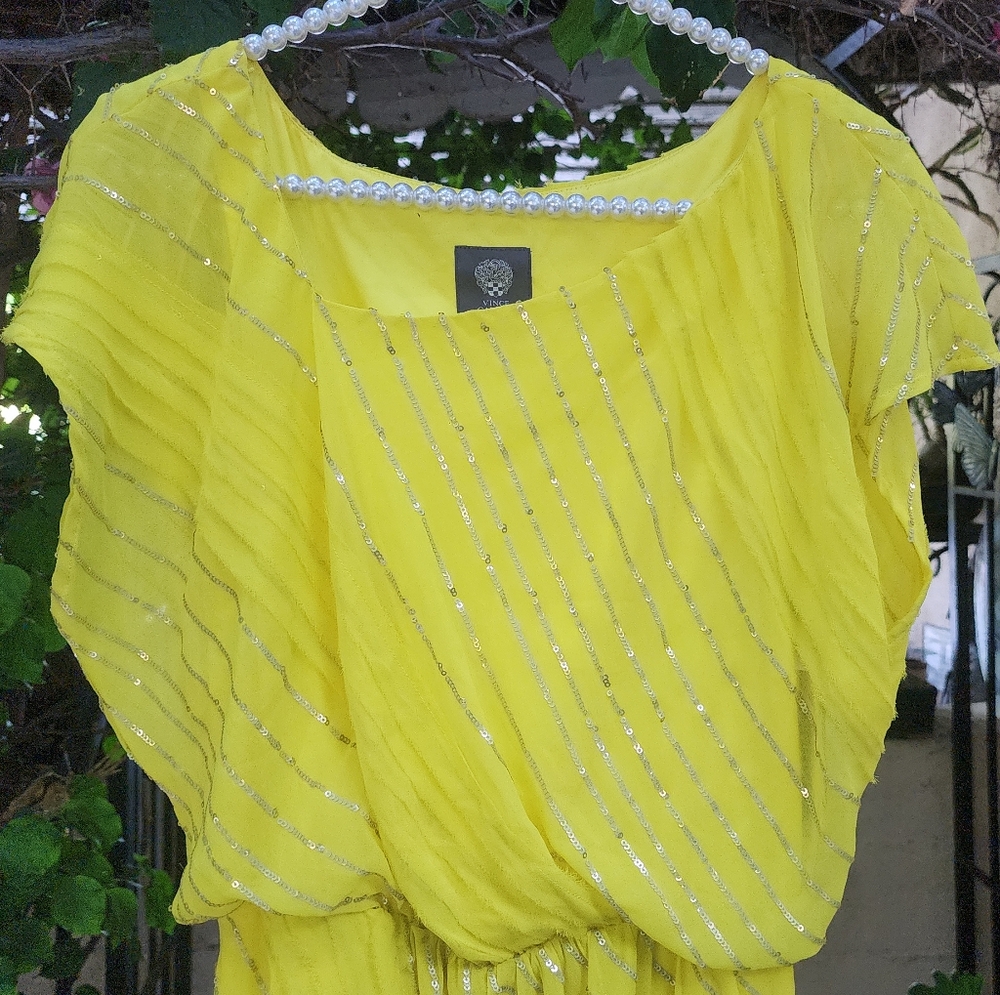 VINCE CAMUTO Yellow Women's Dress - NWT!